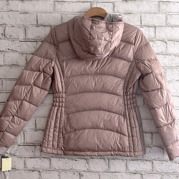 NEW!!! Lucky Brand Quilted Hooded Jacket Bare Pink Size Small - Picture 6 of 9